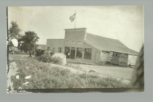 Ft. Totten NORTH DAKOTA RPPC '10 TRADING POST Store SIOUX INDIAN nr Devils Lake