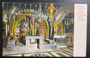 Mint Jerusalem Palestine Picture Postcard Cavalry Greek Altar