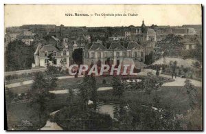 Postcard Old Rennes Vue Generale taken Tabor