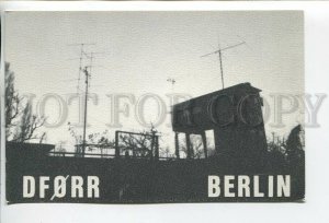 462893 1989 year Germany Berlin radio QSL card