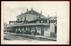 h3075 - FRANCE Commercy Postcard 1910s La Gare. Train Station