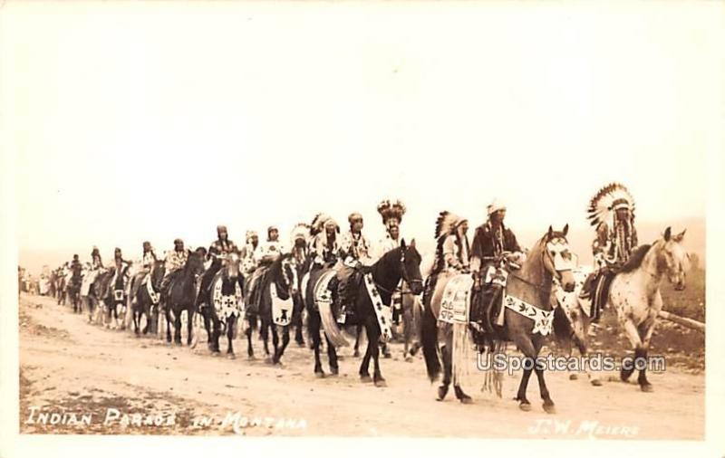 Indian Parade Blackfeet MT Unused