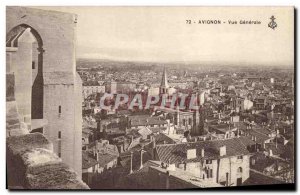 Postcard Old Avignon Vue Generale