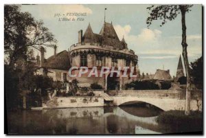 Old Postcard Vendome L & # 39Hotel Town