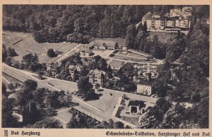 Bad Harzburg Talftation Antique Aerial German Postcard