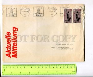 400346 GERMANY 1974 year real posted Munchen old COVER ADVERTISING ASAL medicine