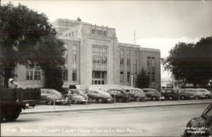 Portales NM County Court House Real Photo Postcard #2