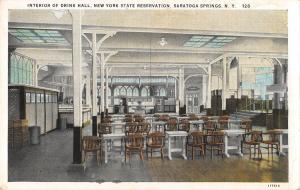 BR100362 interior of drink hall new york state resrvation saratoga springs   usa