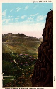 Golden and Lariat Trail,Lookout Mountain from Castle Mountain,CO