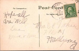 Postcard STREET SCENE Buffalo New York NY AK5741