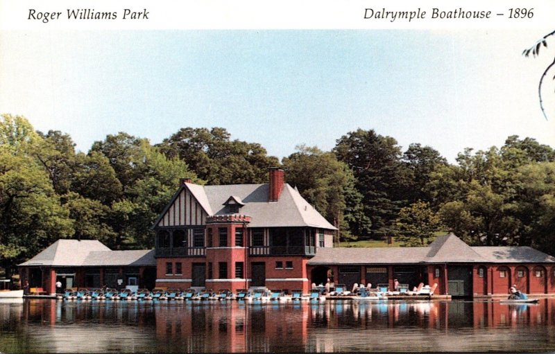 Rhode Island Providence Roger Williams Park The Dalrymple Boathouse