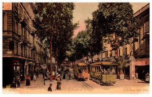 Nice, L'Avenue de la Gare , Trolleys