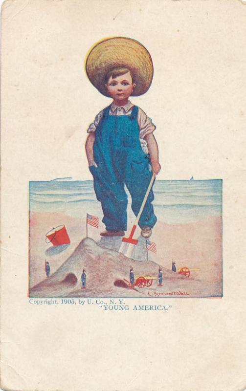 Young America a/s Bernhardt Wall copyright 1905 by Ullman Co. - DB