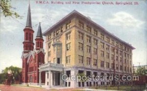 Springfield, ILL. USA YMCA Fraternal 1910 close to perfect corners, postal us...