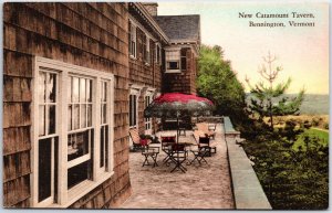 VINTAGE POSTCARD NEW CATAMOUNT TAVERN AT BENNINGTON VERMONT 1910s HAND-COLORED