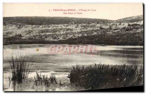 Old Postcard Verdun Meuse on L & # 39Etang De Vaux