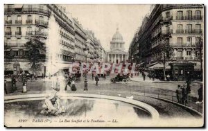 Paris Old Postcard The Soufflot Street and Pantheon