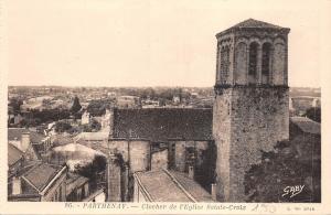 BF4190 parthenay clocher de l eglise sainte croix france