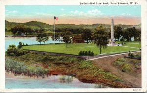 postcard WV - Tu-Endi-Wei State Park, Point Pleasant