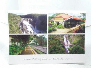 The Scenic Cairns - Kuranda Railway Queensland Australia Vintage MV Postcard