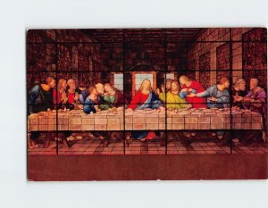 M-215788 The Last Supper Window Forest Lawn Memorial Park Glendale California
