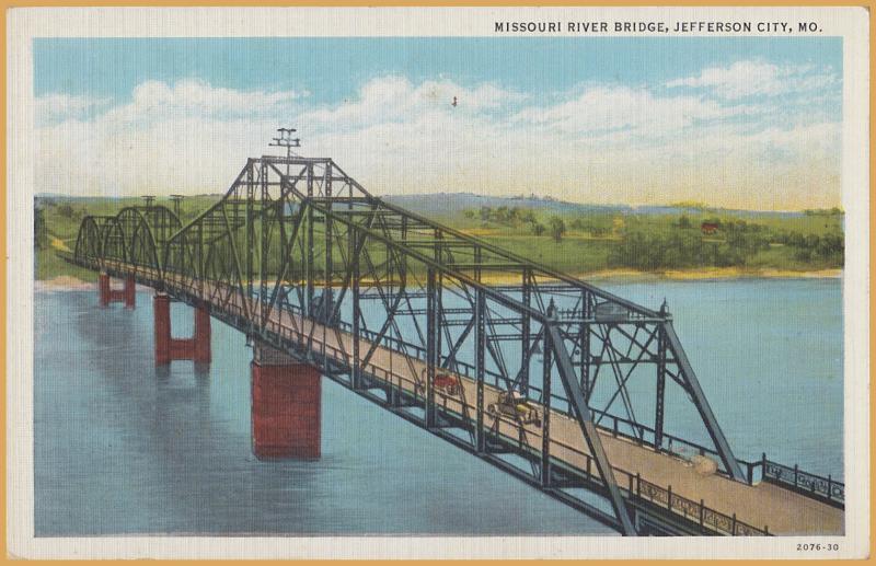 Jefferson City, MO., Missouri River Bridge - 