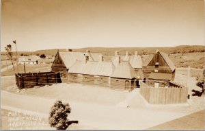 Port Royal Habitation Annapolis Royal NS Nova Scotia Unused RPPC Postcard G87