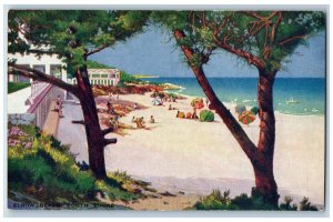 Bermuda Postcard View of Elbow Beach South Shore c1910 Unposted Antique