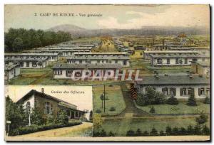 Old Postcard Camp De Bitche Vue Generale Army