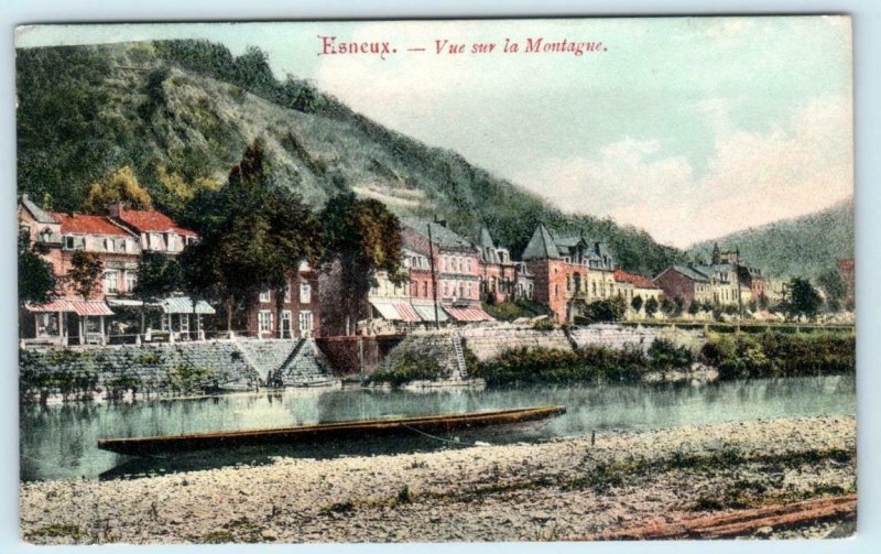 ESNEUX, BELGIUM ~ Vue sur la MONTAGNE 1907 Handcolored Postcard