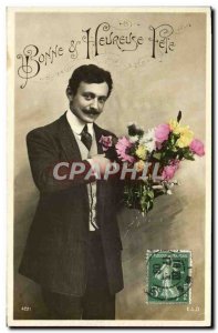 Postcard Fancy Old Man