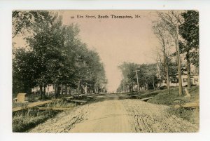 ME - South Thomaston. Elm Street ca 1908