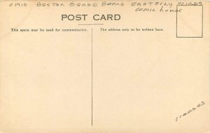 Postcard C-1910 Boston baked beans easterly winds comic humor 23-10351