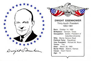 Dwight Eisenhower 34th president 1953  1961 Dwight Eisenhower 34th president ...