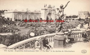 Exposition International 1914, Lyon France,La Soie et Les Jardins l'Horticulture