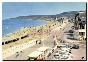 Modern Postcard Villers s / Sea Promenade and Beach