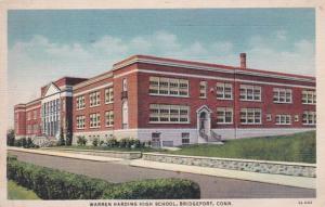 Connecticut Bridgeport Warren Harding High School 1937 Curteich