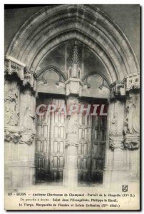 Old Postcard Dijon Old Chatreuse Champmol chapel of St. John the Evangelist P...