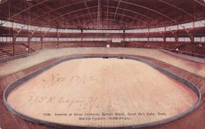 Utah Great Salt Lake Interior Of Great Coliseum Saltair Beach Great Salt Lake...