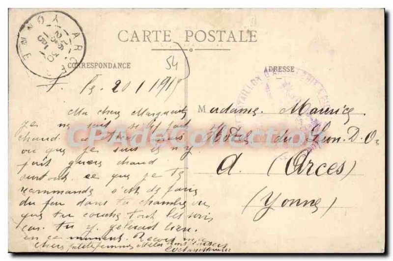 Postcard Old Gerbeviller After The Bombing Vu Le Chateau Du Parc