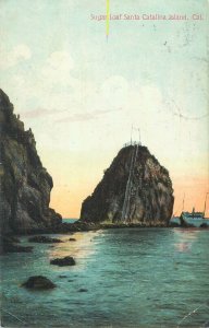 United States Sugar Loaf Santa Catalina Island California postcard 