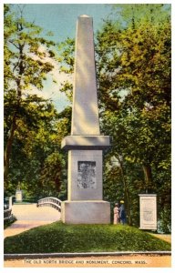 Massachusetts Concord , Old North Bridge and Monument