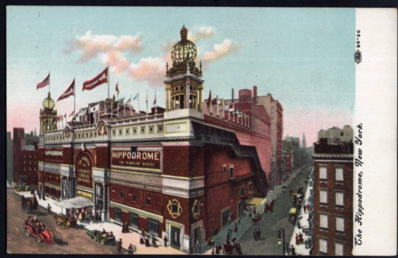 New York NEW YORK CITY Hippodrome occupies an entire block on Sixth Ave. - DB