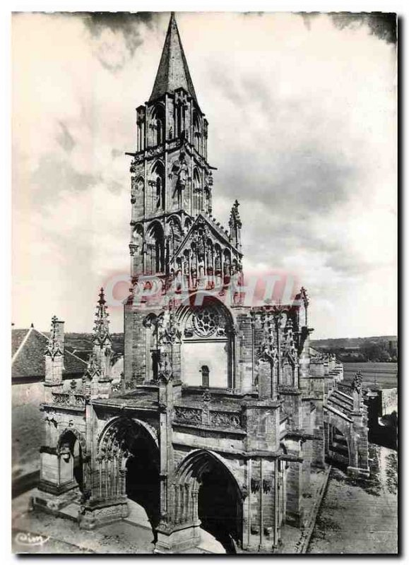 Postcard Moderne St Pere Sous Vezelay Yonne Church