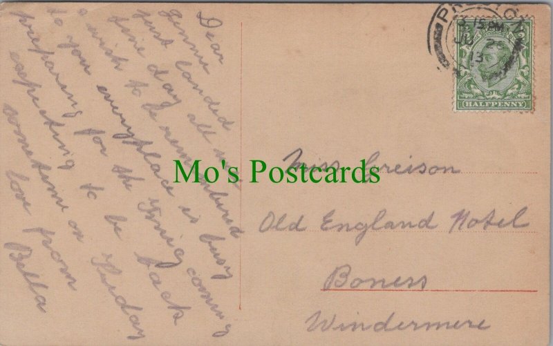 Genealogy Postcard - Greison, Old England Hotel, Boness, Windermere  GL906