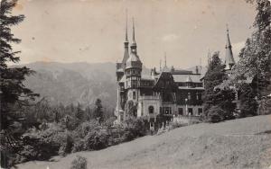 b25582 sinaia castelul peles romania   real photo   prahova