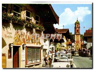 Modern Postcard Mittenwald Upper Bavaria Hohenluftkurort