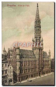 Belgie Belgium Brussels Postcard Old City Hall