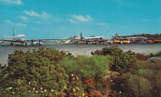 Schiphol Airport Amsterdam 1970s Postcard