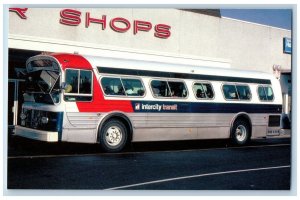 c1980's Intercity Transit #1217 Bus Passengers View Olympia Washington Postcard